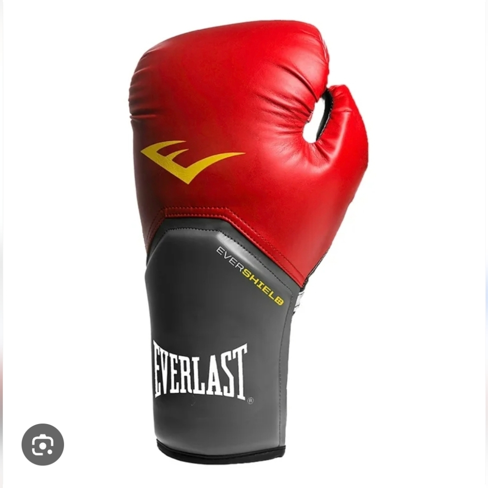 Everlast Red and Black Boxing Glove